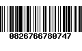 Código de Barras 0826766780747