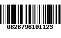Código de Barras 0826796101123