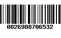 Código de Barras 0826988706532