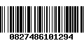 Código de Barras 0827486101294