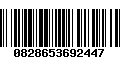 Código de Barras 0828653692447