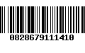 Código de Barras 0828679111410