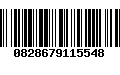 Código de Barras 0828679115548