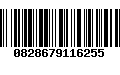 Código de Barras 0828679116255