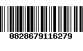 Código de Barras 0828679116279