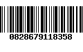 Código de Barras 0828679118358