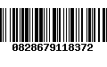 Código de Barras 0828679118372
