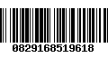 Código de Barras 0829168519618