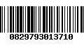 Código de Barras 0829793013710