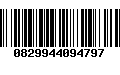 Código de Barras 0829944094797