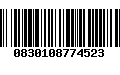 Código de Barras 0830108774523