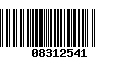 Código de Barras 08312541