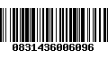 Código de Barras 0831436006096