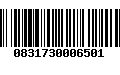 Código de Barras 0831730006501