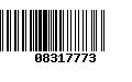 Código de Barras 08317773