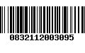 Código de Barras 0832112003095