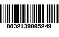 Código de Barras 0832139005249