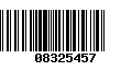 Código de Barras 08325457