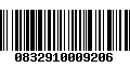 Código de Barras 0832910009206