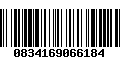 Código de Barras 0834169066184