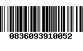Código de Barras 0836093910052