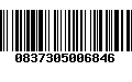 Código de Barras 0837305006846