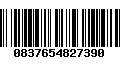 Código de Barras 0837654827390