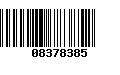 Código de Barras 08378385