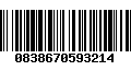 Código de Barras 0838670593214
