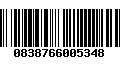 Código de Barras 0838766005348