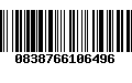 Código de Barras 0838766106496