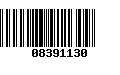 Código de Barras 08391130