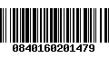 Código de Barras 0840160201479