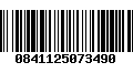 Código de Barras 0841125073490