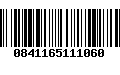 Código de Barras 0841165111060