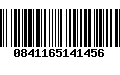 Código de Barras 0841165141456