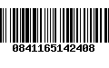 Código de Barras 0841165142408