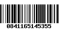 Código de Barras 0841165145355