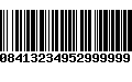 Código de Barras 08413234952999999
