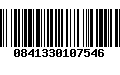Código de Barras 0841330107546