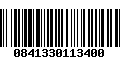 Código de Barras 0841330113400