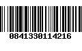 Código de Barras 0841330114216