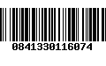 Código de Barras 0841330116074