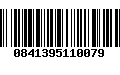 Código de Barras 0841395110079