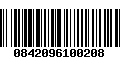 Código de Barras 0842096100208