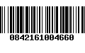 Código de Barras 0842161004660