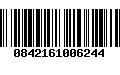 Código de Barras 0842161006244