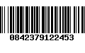 Código de Barras 0842379122453