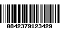 Código de Barras 0842379123429