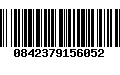 Código de Barras 0842379156052